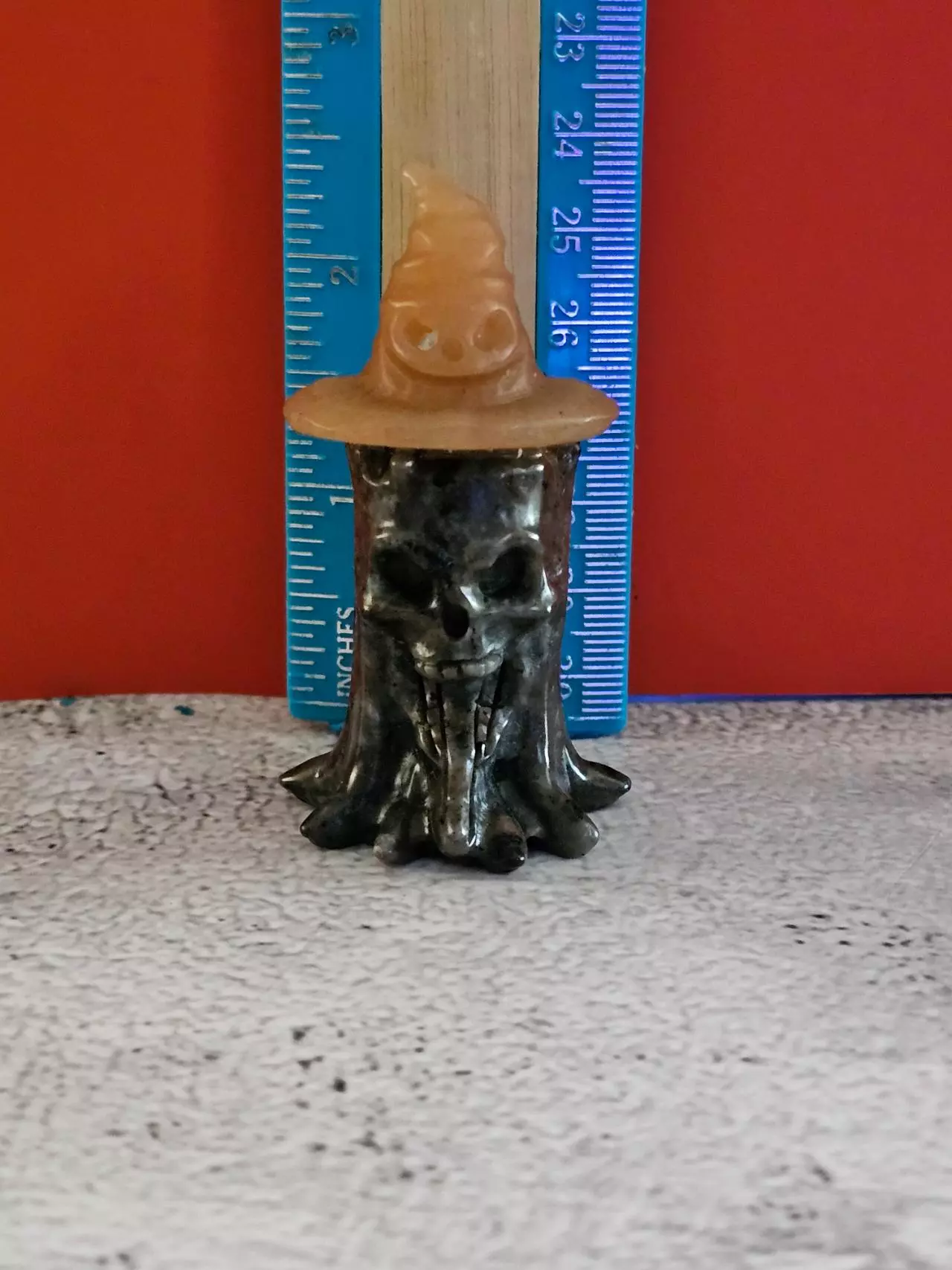 plant/Emberlite Tree Stump with Calcite hat.-0