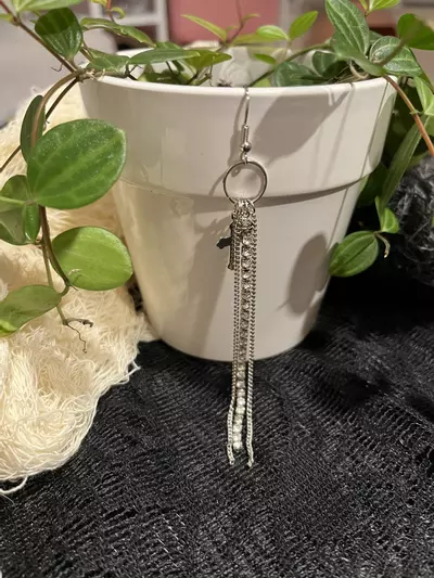 plant/Rhinestone and chains pot charm-0-thumbnail