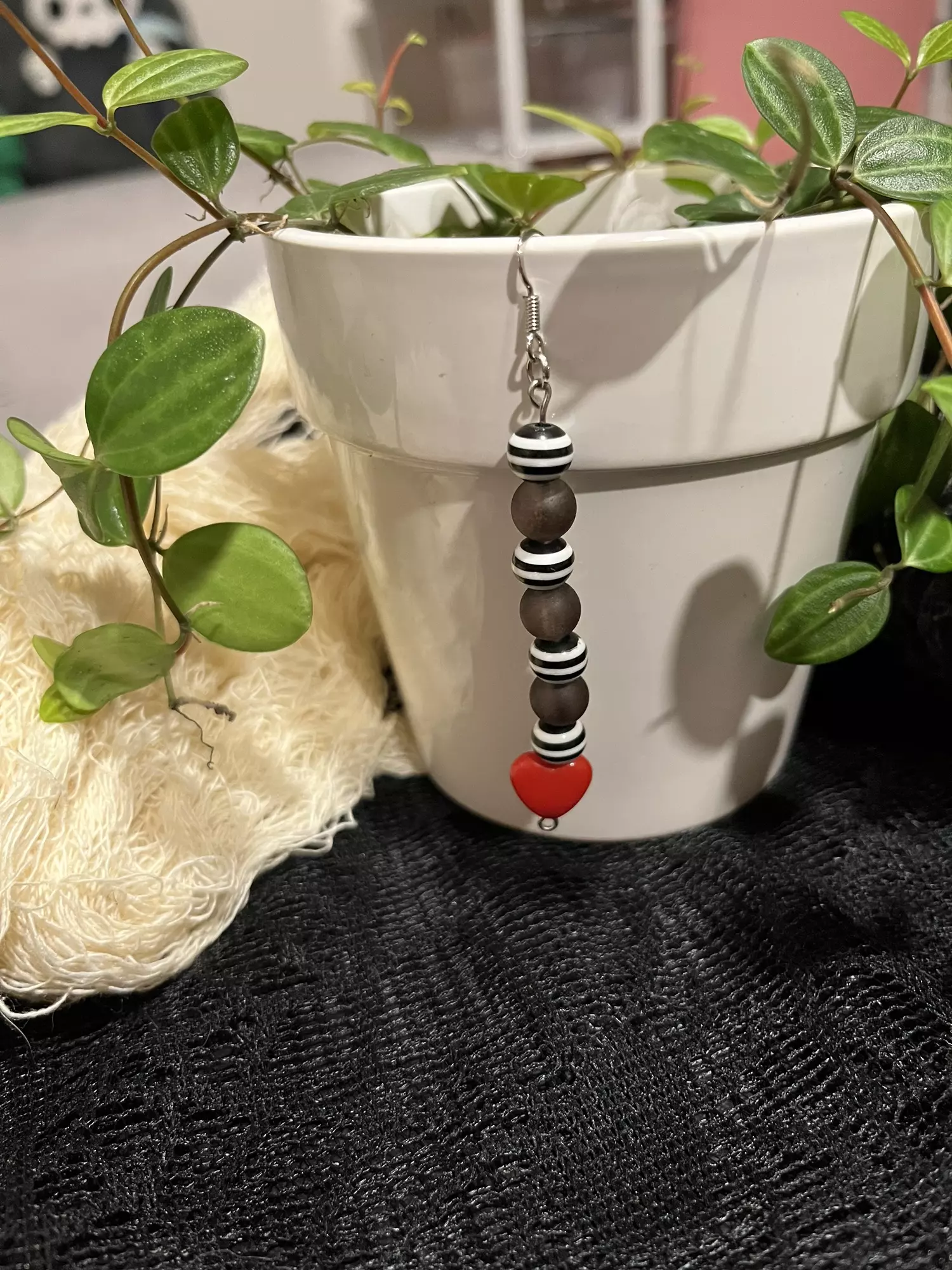 plant/Red heart pot charm-0