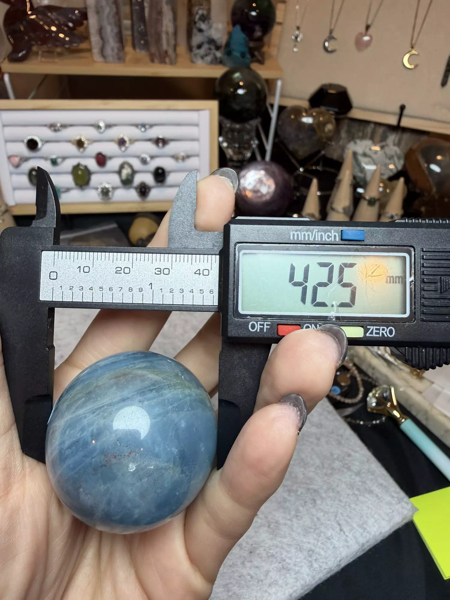 plant/42mm aquamarine sphere-2
