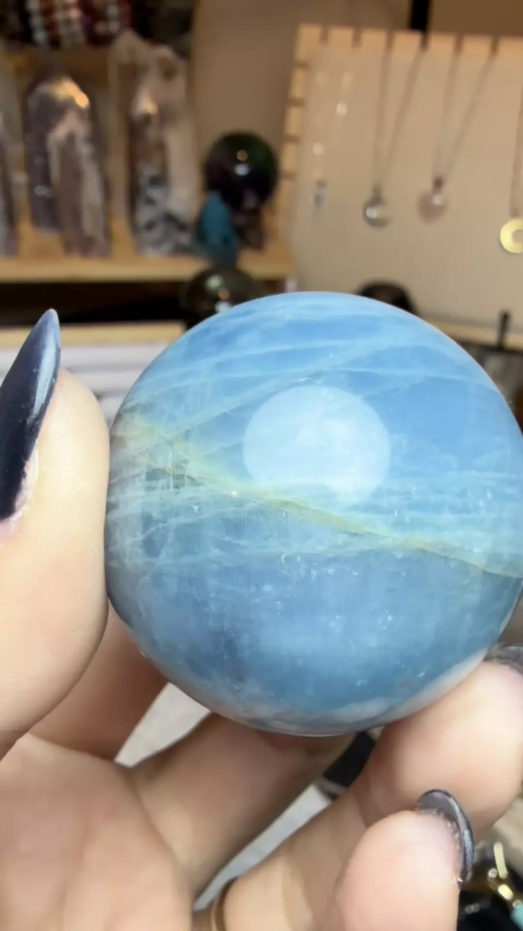 plant/42mm aquamarine sphere-1