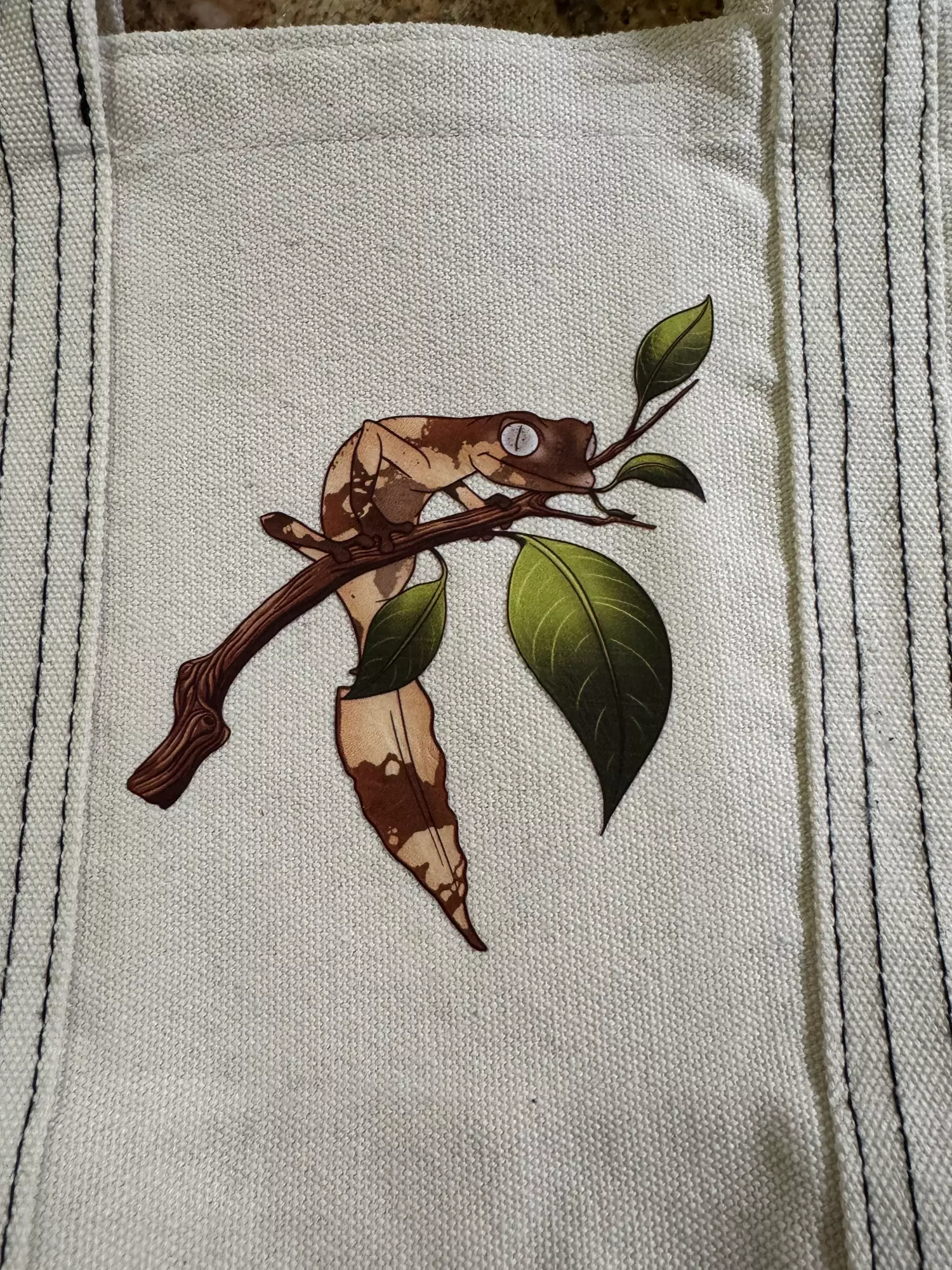 plant/Uroplatus Phantasticus Canvas Tote-1