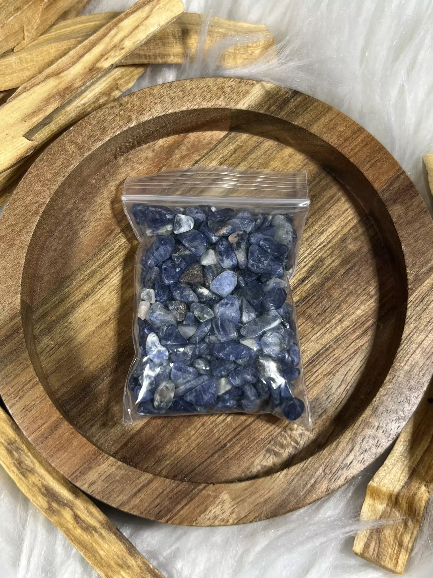 plant/Sodalite Small Chips-0