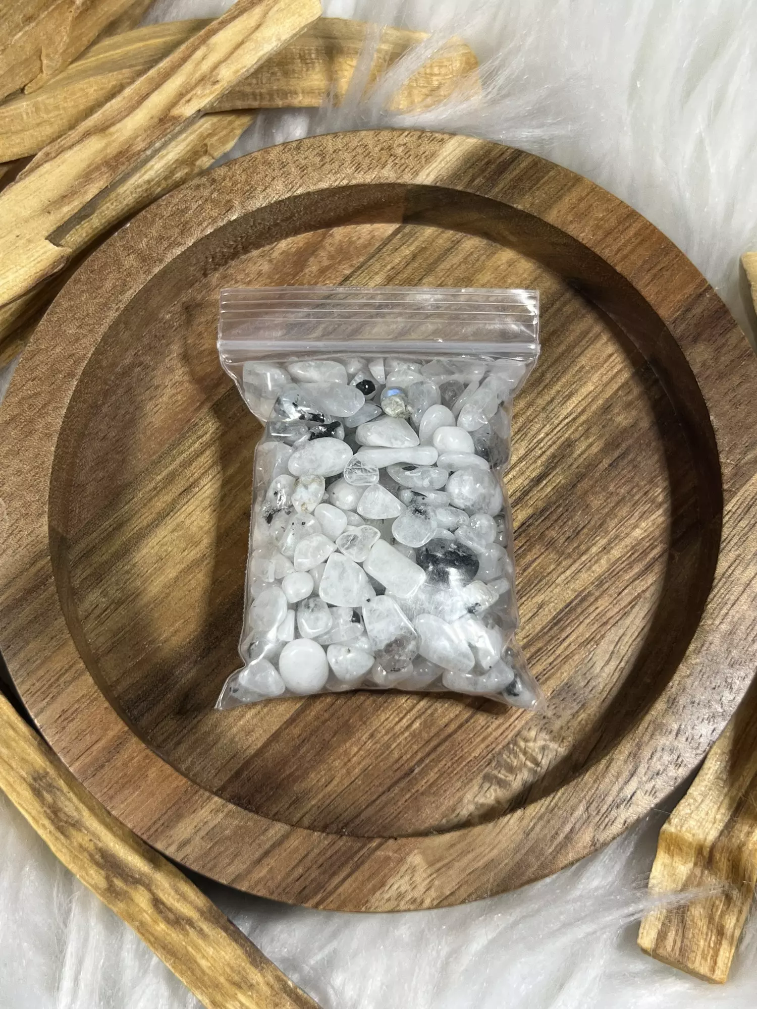 plant/Rainbow Moonstone Chips-0