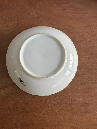 plant/porcelain Collie Fog small plate 4”-1-thumbnail