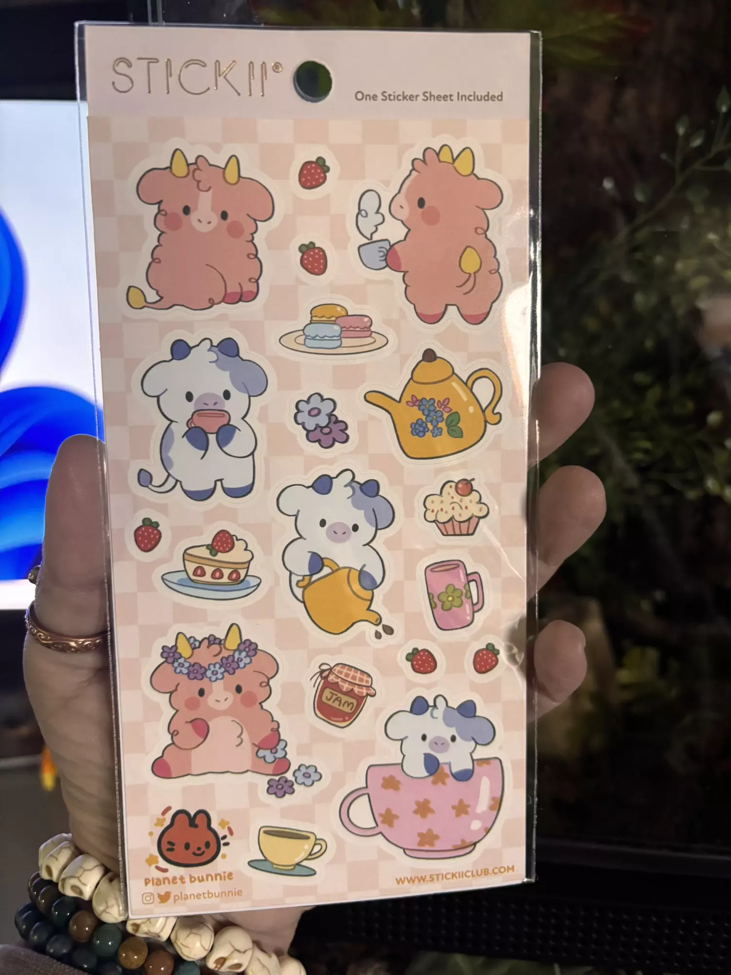 plant/Cow Stickers-0