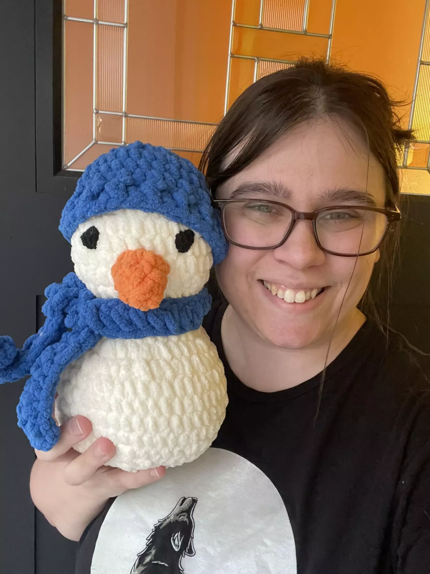 plant/Crochet Snowman Plushie-1