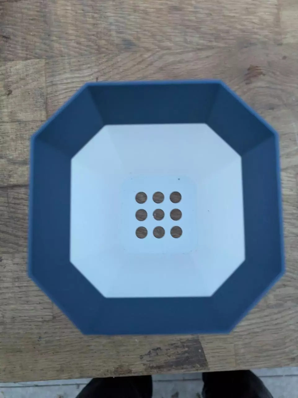 plant/Set of 2 - Medium 3.5 x 4.5 - Navy / White-1