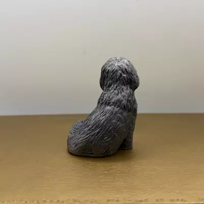 plant/Vintage RB Pewter Old English Sheepdog Figurine-2-thumbnail