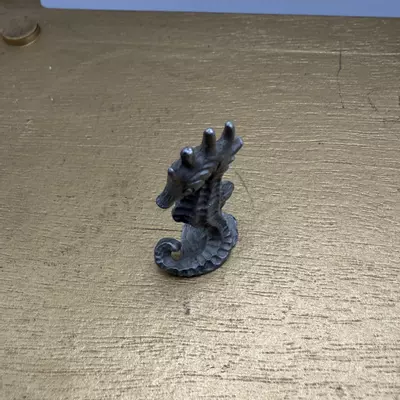 plant/Vintage Unbranded Pewter Miniature Seahorse Figure-2-thumbnail