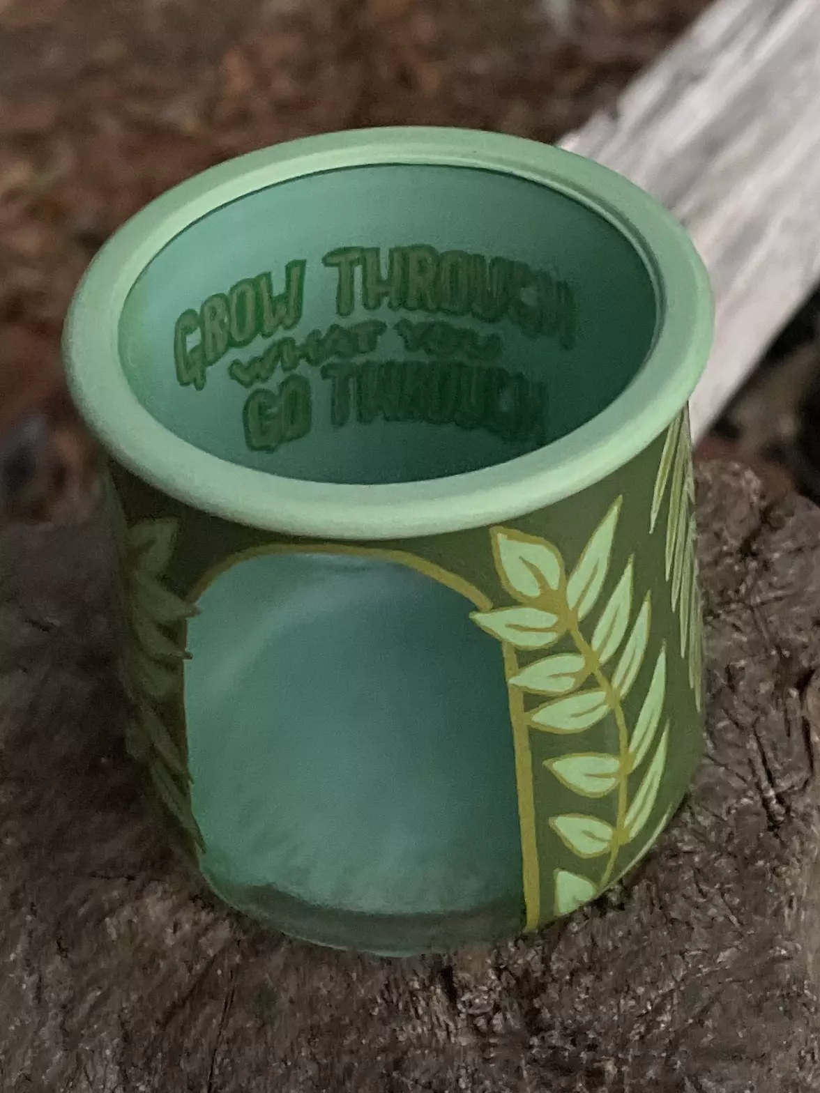 plant/Handpainted Prop jar-1