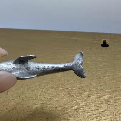 plant/Vintage Mini Dolphin Spoontiques Figurine Pewter #243 1982-3-thumbnail