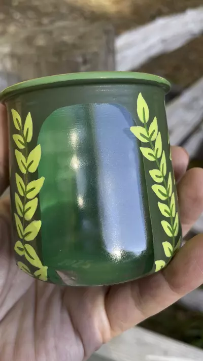 plant/Handpainted Prop jar-0-thumbnail