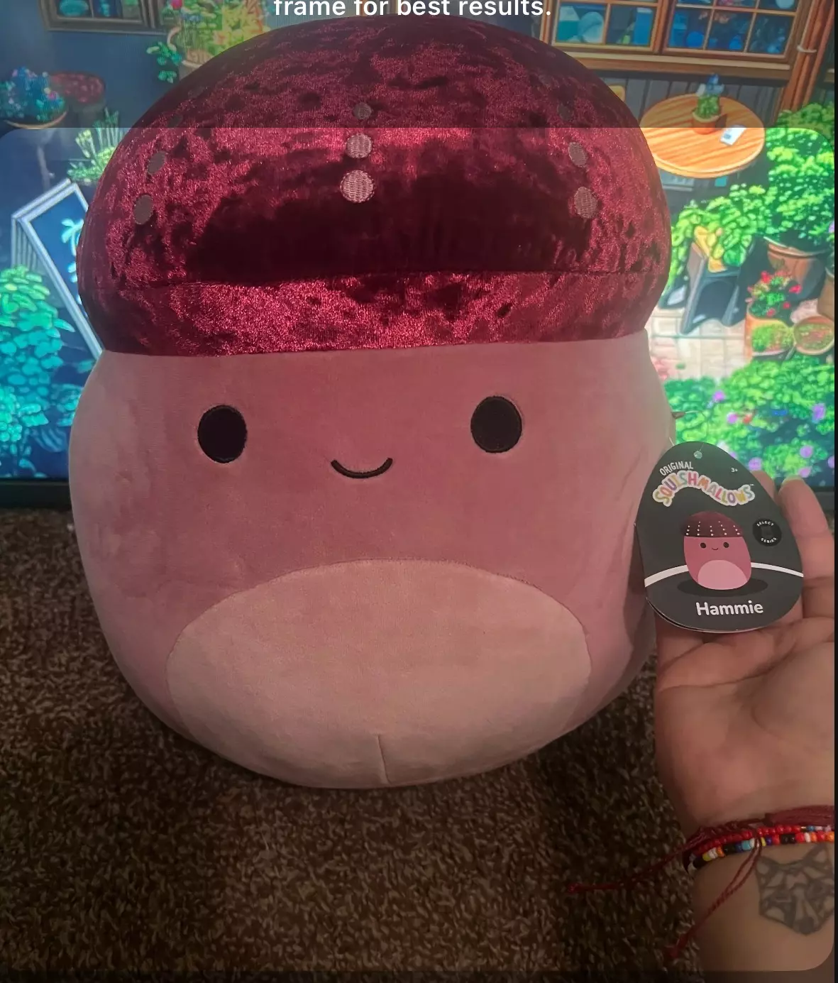 plant/12” Squishmallow Hammie Select Series-0