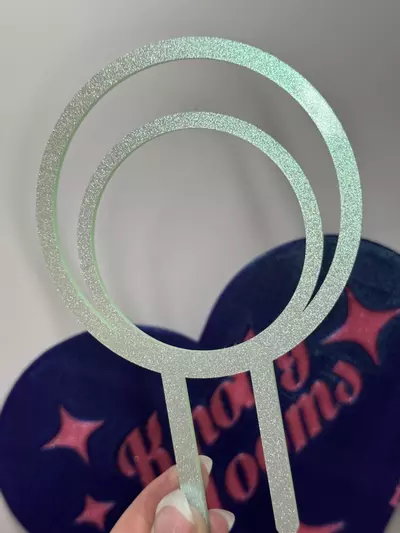 plant/💚 ‘Mint Shimmer’ 6” Double Hoop Trellis-0-thumbnail