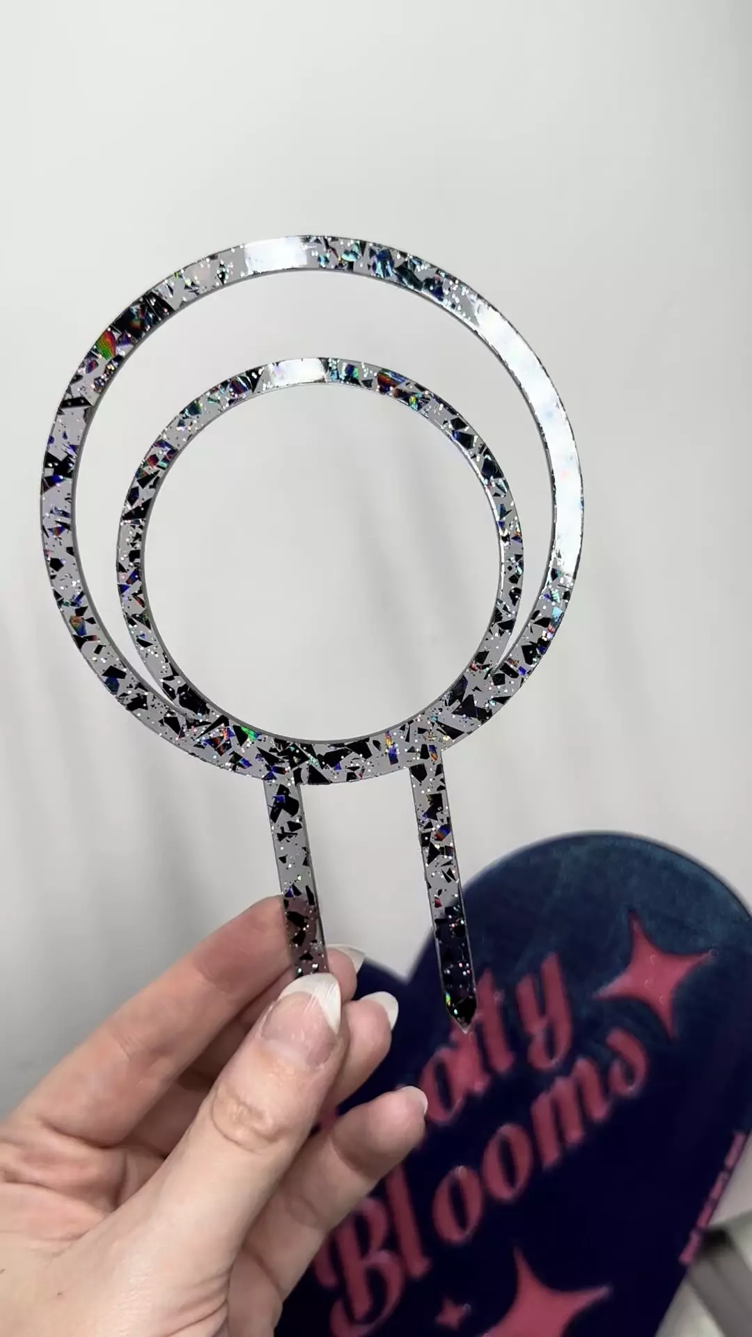 plant/🖤‘Brat Era’ 6” Double Hoop Trellis-1