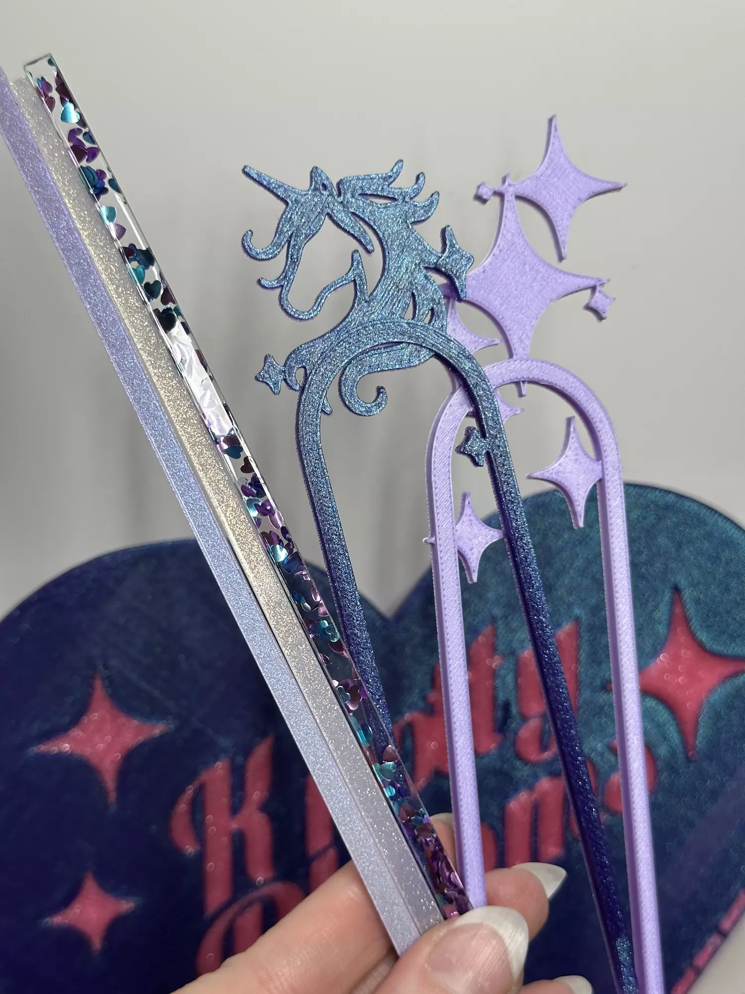 plant/💜💙🦄‘Fairy Godmother’ Trellis & Support Set (see description)-0