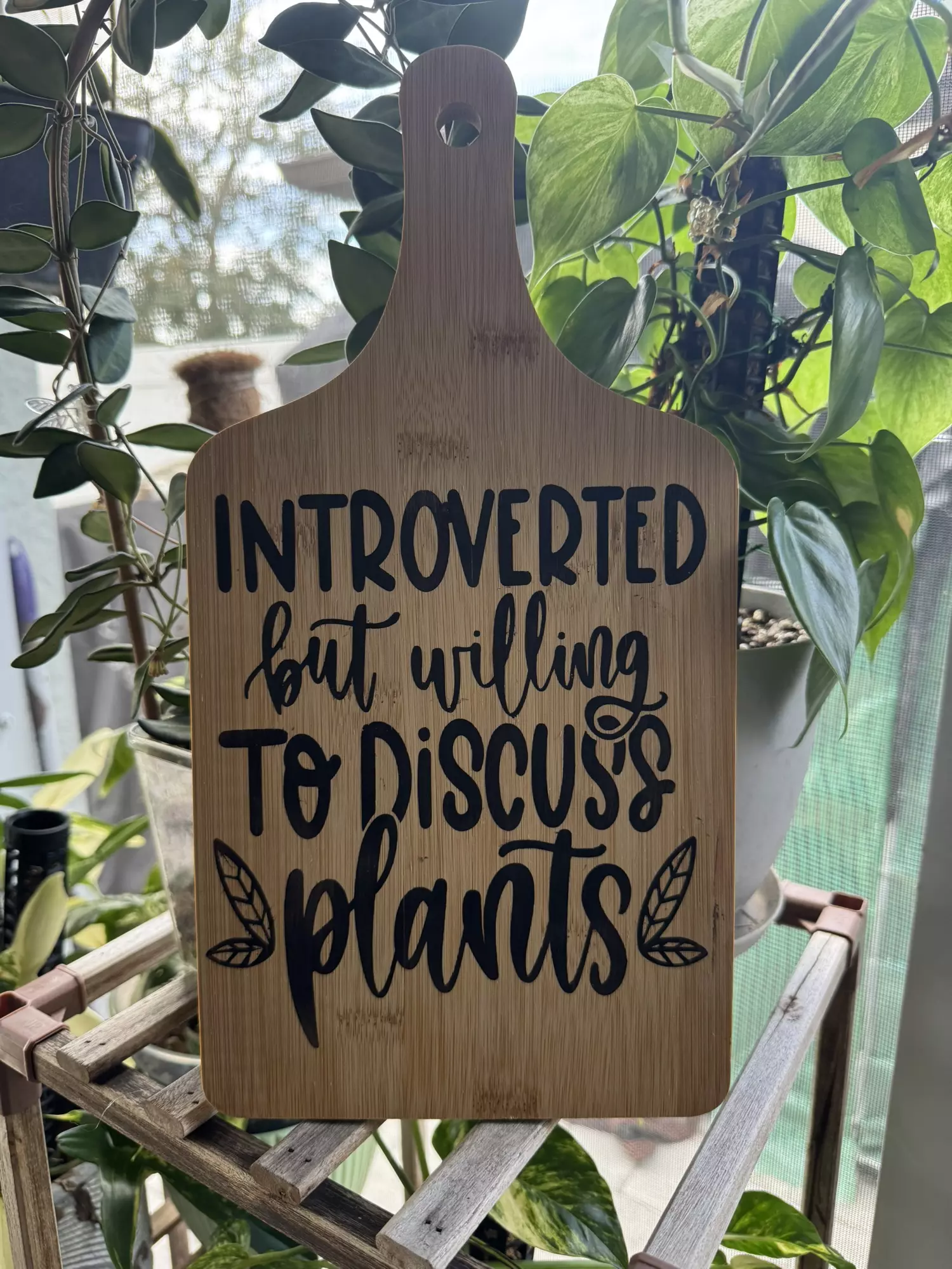 plant/Planty Quote Cutting Board-0