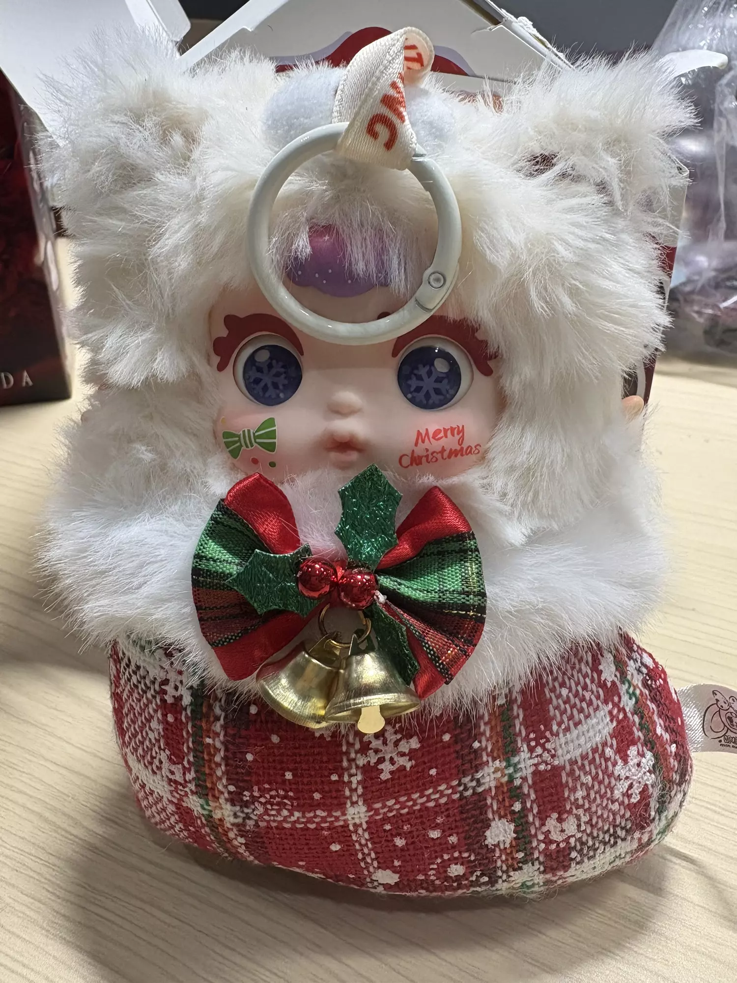 plant/Christmas service - littele bear Christmas stocking-0