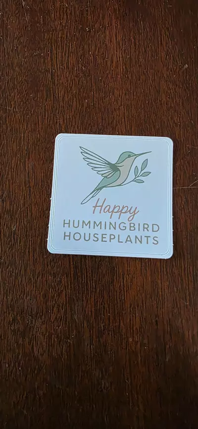 plant/Happy Hummingbird  Sticker -0-thumbnail