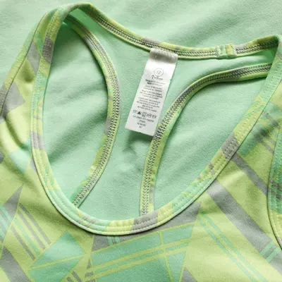 plant/Ivivva - Girls Size 12, Keep Your Cool Chevron Racerback Tank Top-2-thumbnail