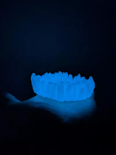 plant/3 inch Crystal tray: glow in the dark blue-1-thumbnail