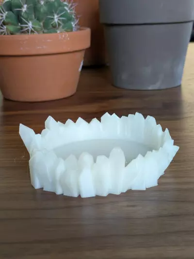 plant/3 inch Crystal tray: glow in the dark blue-0-thumbnail