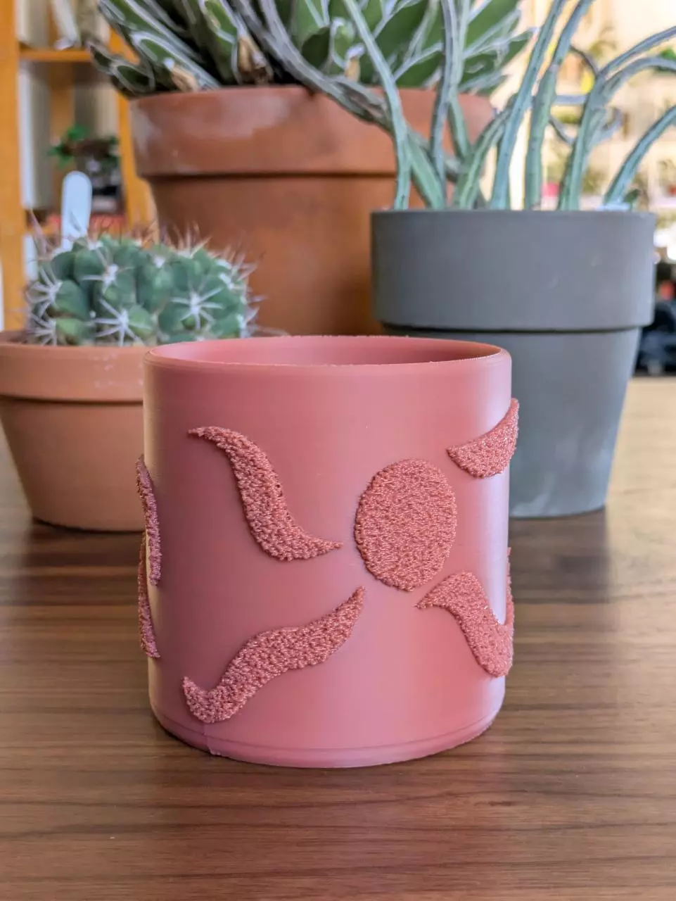 plant/3in Modern abstract: Terracotta-0