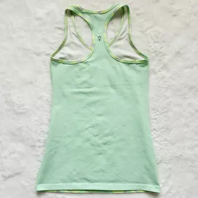 plant/Ivivva - Girls Size 12, Keep Your Cool Chevron Racerback Tank Top-3-thumbnail