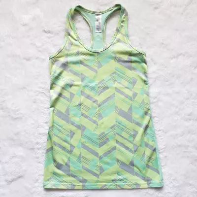 plant/Ivivva - Girls Size 12, Keep Your Cool Chevron Racerback Tank Top-0-thumbnail