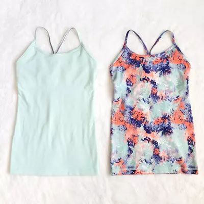 plant/Ivivva - Girls Size 6/7, BUNDLE of Y Tank Tops-0-thumbnail