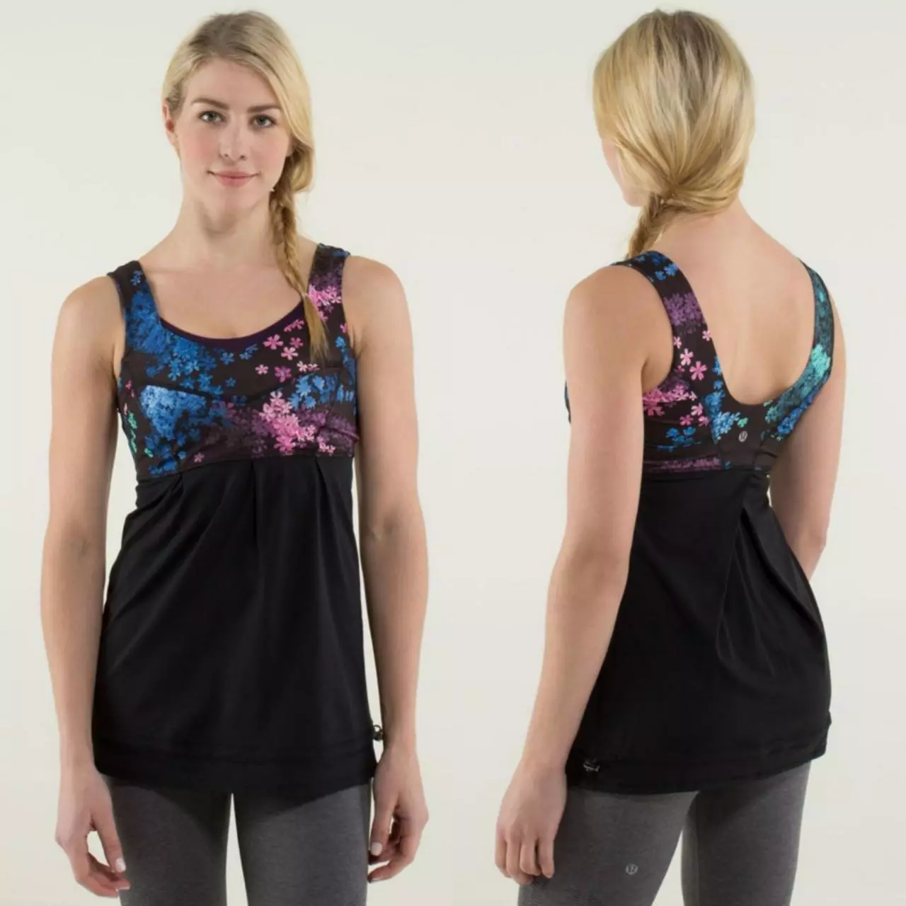 plant/Lululemon - Size 6, Tame Me Tank Petal Pop Multi-0