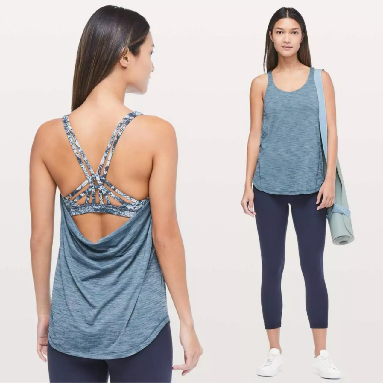 plant/Lululemon - Size 6, Moment To Movement 2-In-1 Tank-0