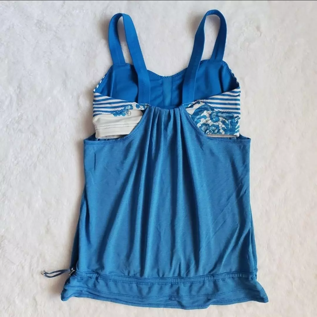 plant/⭐NEW⭐ Size 6, Lululemon - Floral Restless Tank Top-1