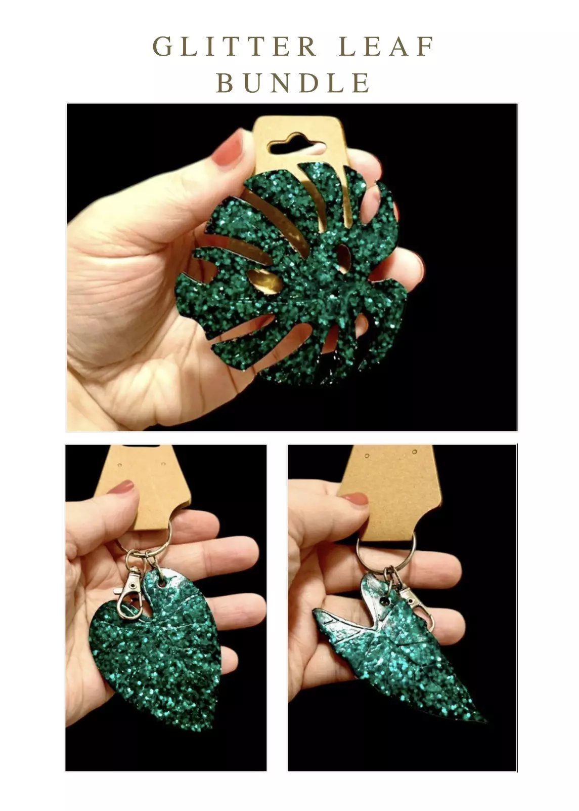 plant/Glitter leaf bundle-0