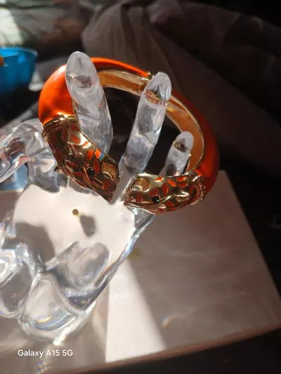 plant/​Bold Vermilion Enamel Panthère Style-0-thumbnail