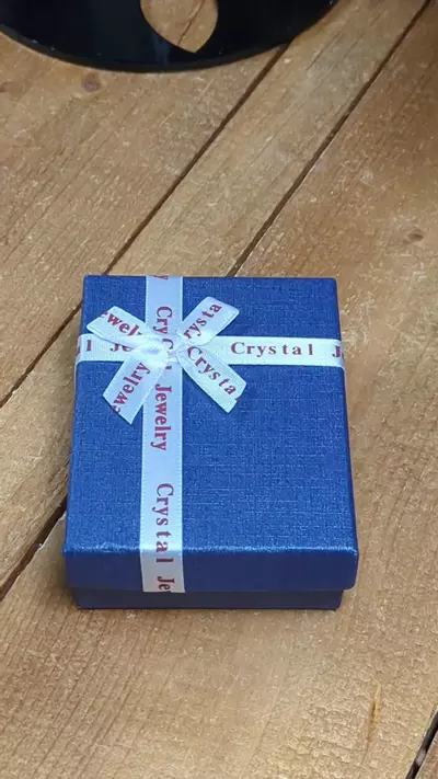 plant/#11916 Box Set Crystal Chip Resin Moon Necklace, Stretch Bracelet, Double Points-0-thumbnail