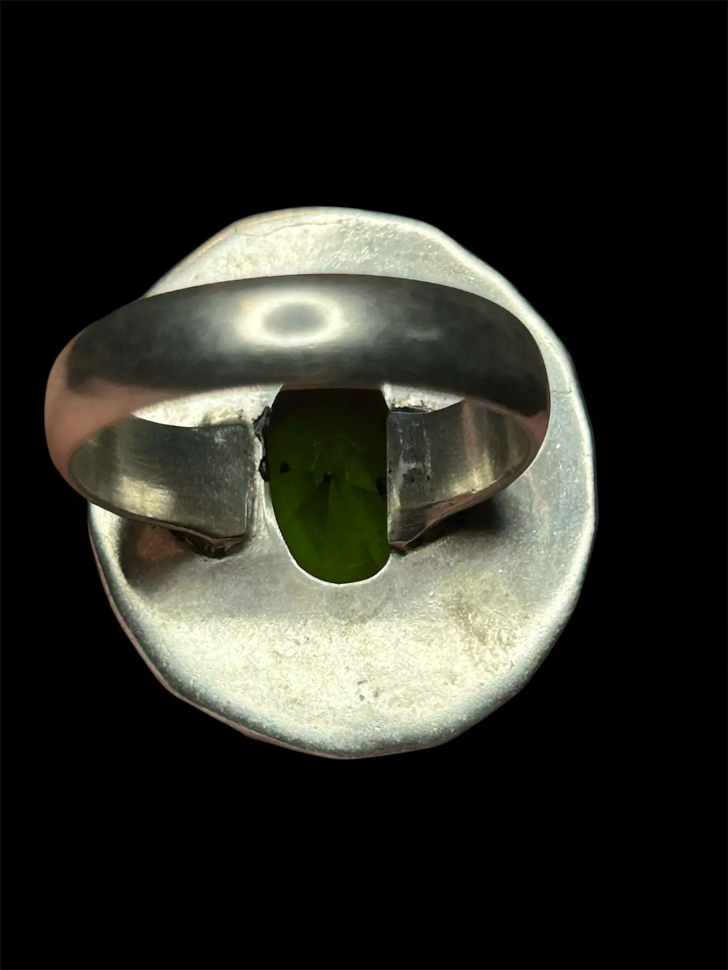 plant/Synthetic peridot ring-1