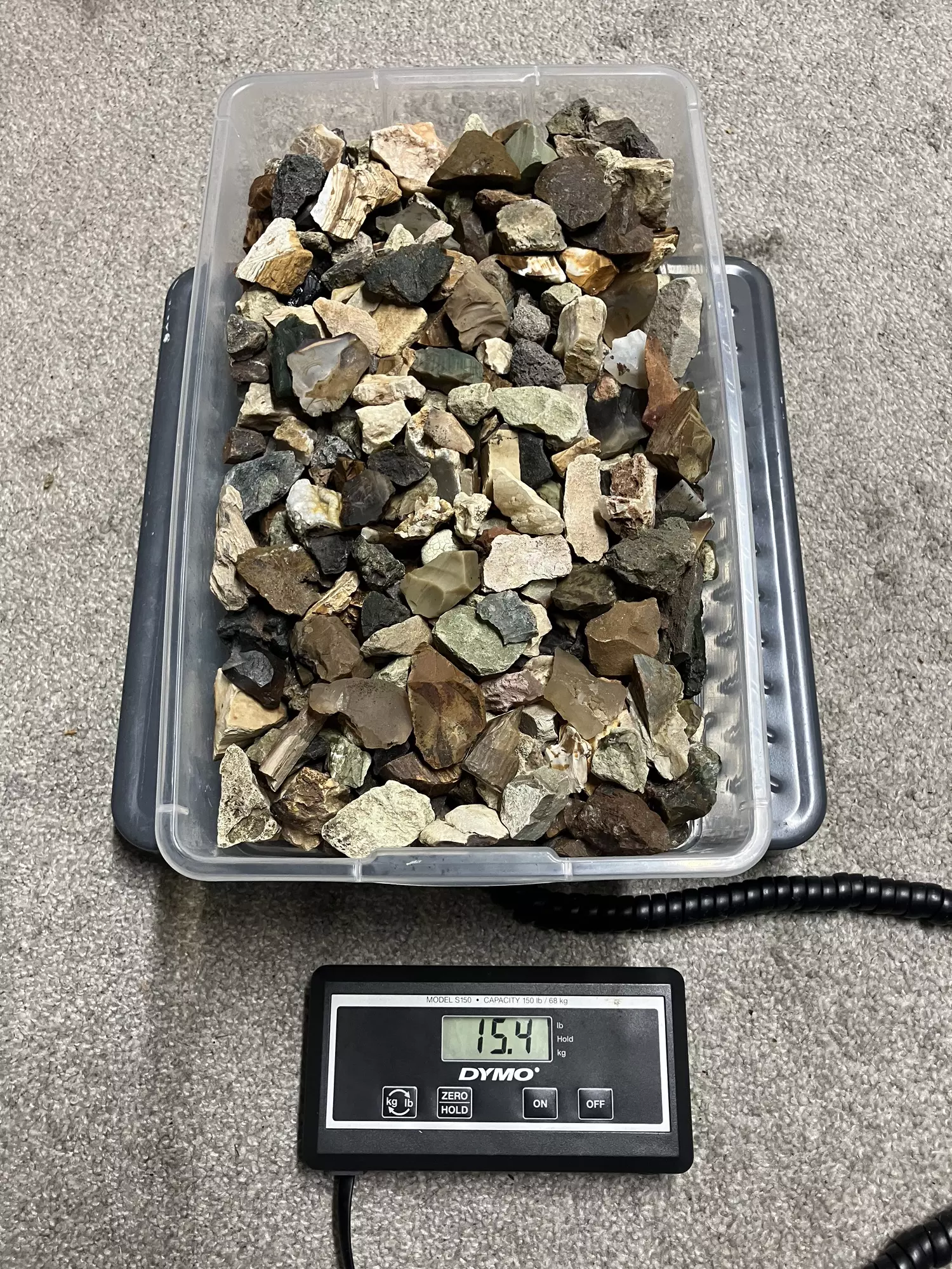 plant/Mixed Assortment of Rocks - 15.4lb-3