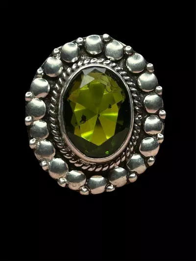 plant/Synthetic peridot ring-0-thumbnail