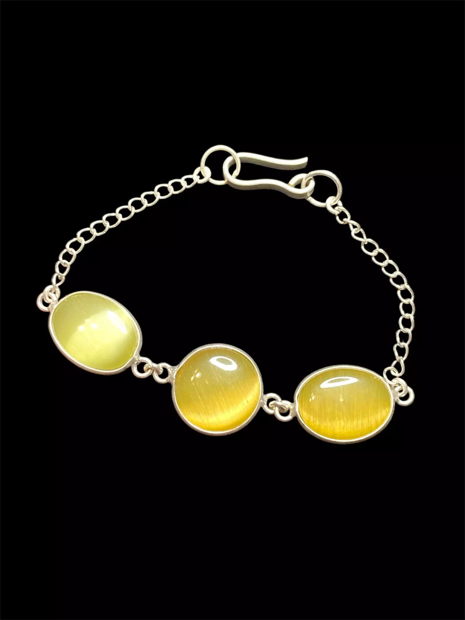 plant/Cat’s Eye Glass bracelet-0