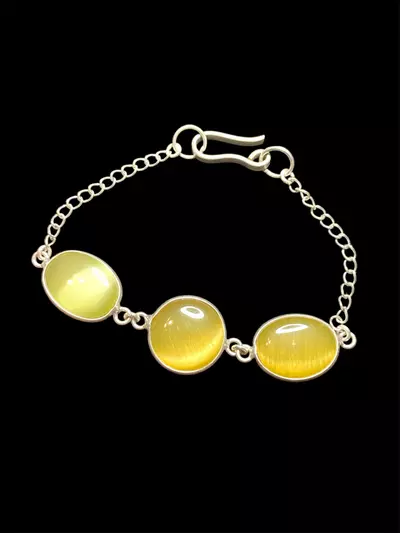 plant/Cat’s Eye Glass bracelet-0-thumbnail