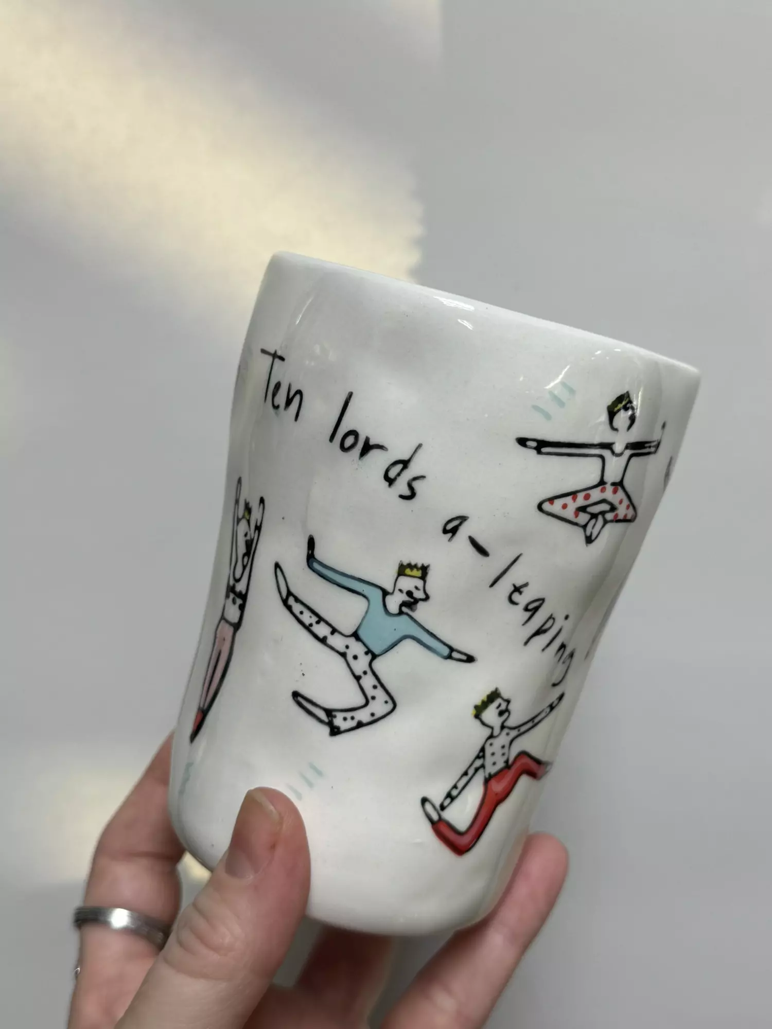 plant/‘Ten Lords a Leaping’ Coffee Mug-0