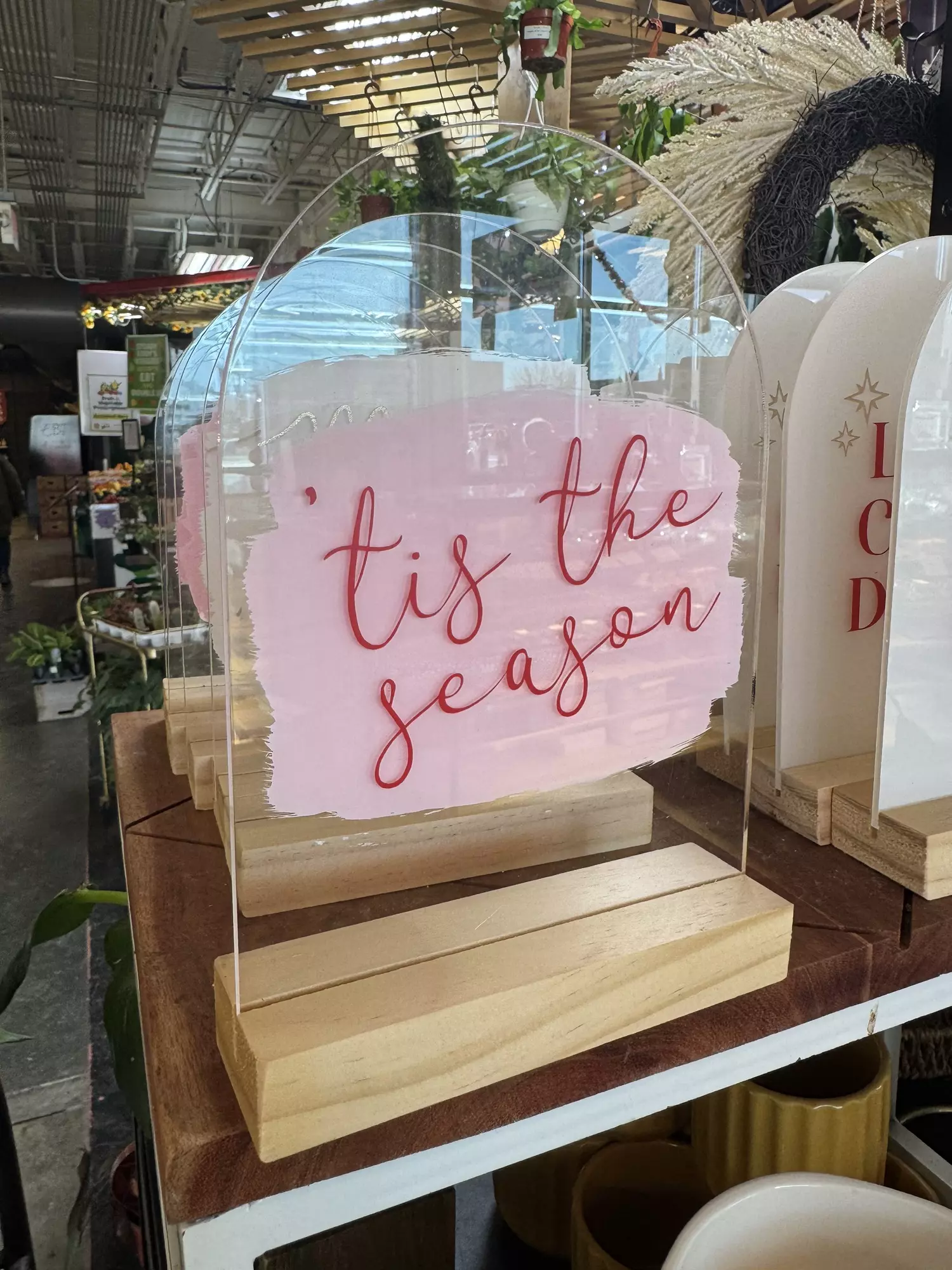 plant/‘Tis the Season’ Hand Painted Christmas Sign-0