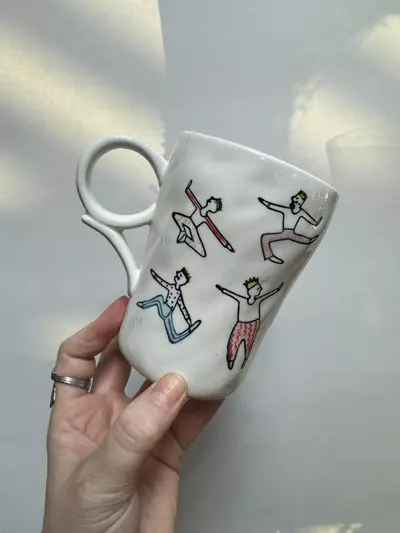 plant/‘Ten Lords a Leaping’ Coffee Mug-3-thumbnail