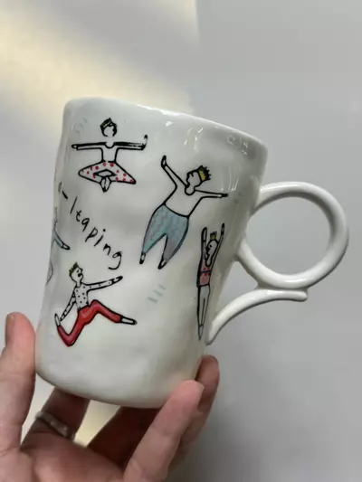 plant/‘Ten Lords a Leaping’ Coffee Mug-2-thumbnail