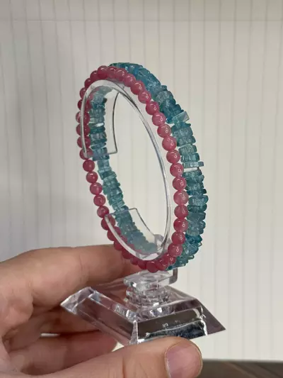 plant/$54| Apatite 5mm ($42) + Rhodonite 5mm ($12)-0-thumbnail