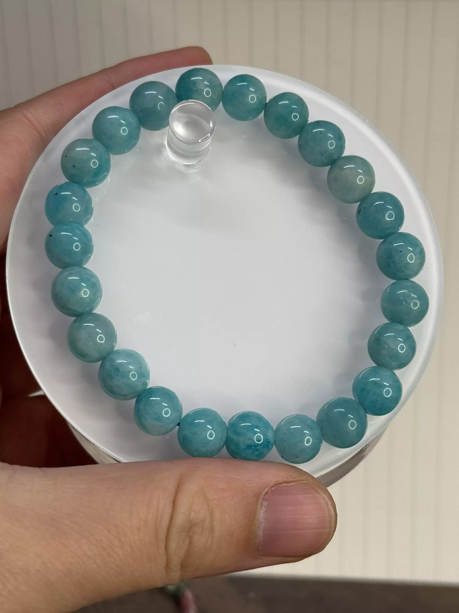 plant/$10| Amazonite Bracelet 9mm-0