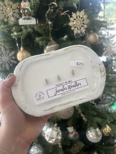 plant/Mini white bowl Sweater Weather-0-thumbnail