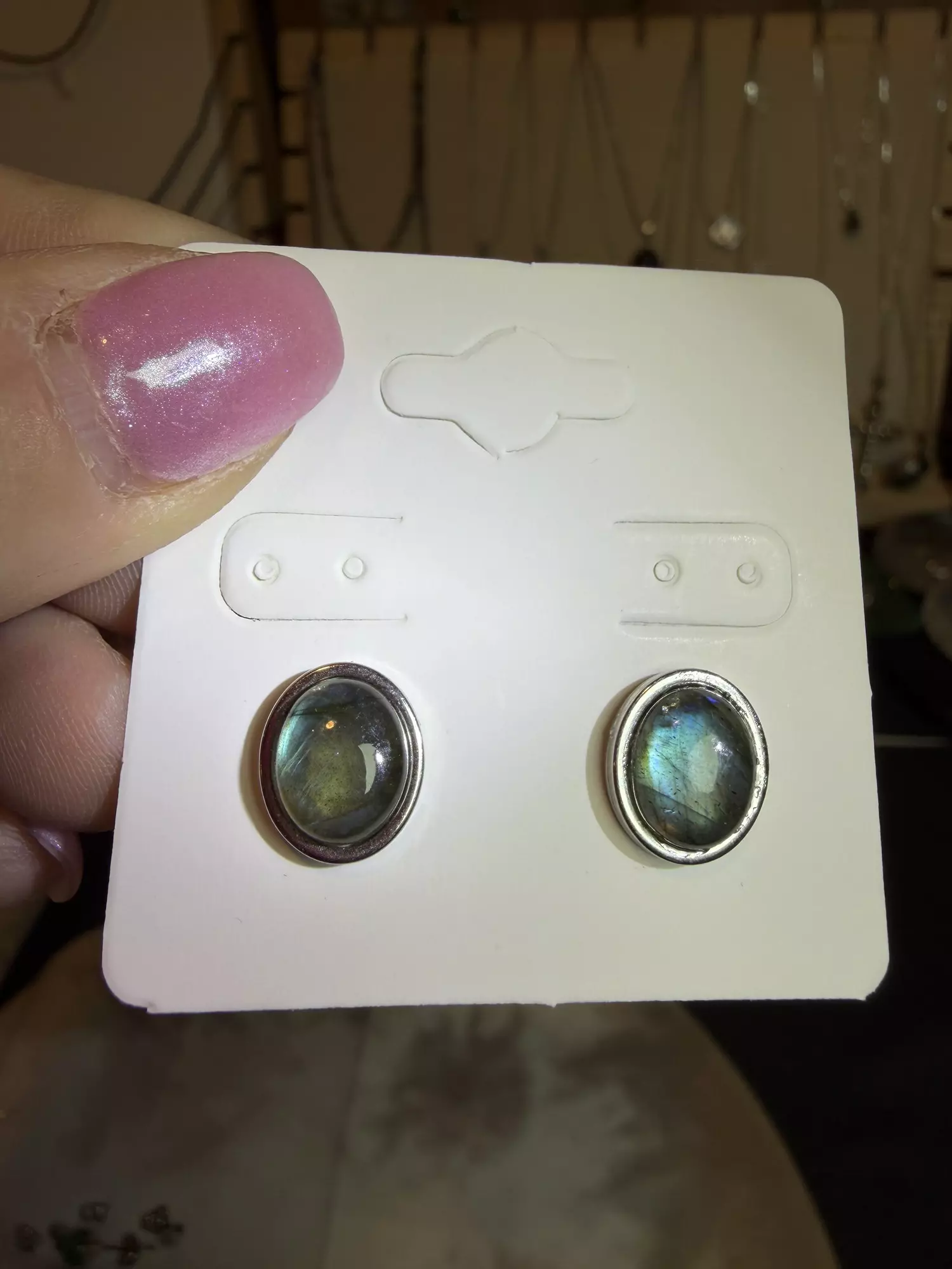 plant/lab earrings -0